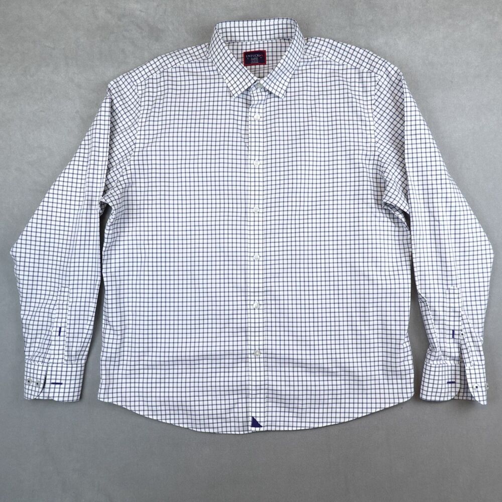 UNTUCKit Shirt Mens XL Benton Wrinkle Free Long Sleeve Button Up